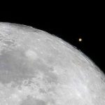 There was a straight shot from Earth to the Moon and Mars last night